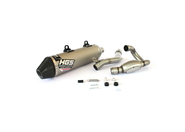 Echappement Racing Complet chromé dirt bike