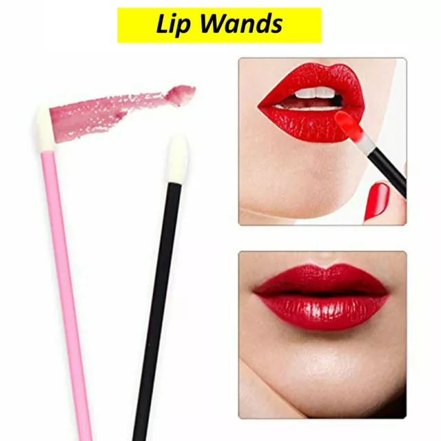 Disposable Mascara Wands Eyelash Brushes Applicator Lash Extension Lip Eye Swab 3