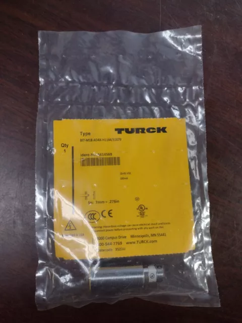 TURCK BI7-M18-AD4X-H1144/S1679 INDUCTIVE PROXIMITY SENSOR 7mm NEW IN PACKAGING