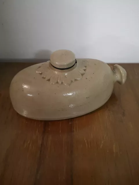Vintage Bourne Denby Stoneware Hot Water Bottle Bed Foot Warmer