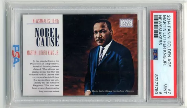 2014 Panini Golden Age Newsmakers #7 Martin Luther King Jr. PSA 9 Pop 2