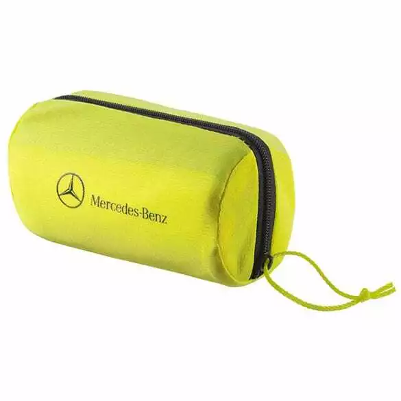 Warnweste gelb Einzelpack 1 Stk. mit Stoff-Tasche Original Mercedes-Benz NEU
