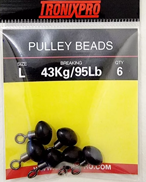 Tronix Pro Pulley Rig Beads - 43kg / 95lb - PUBL