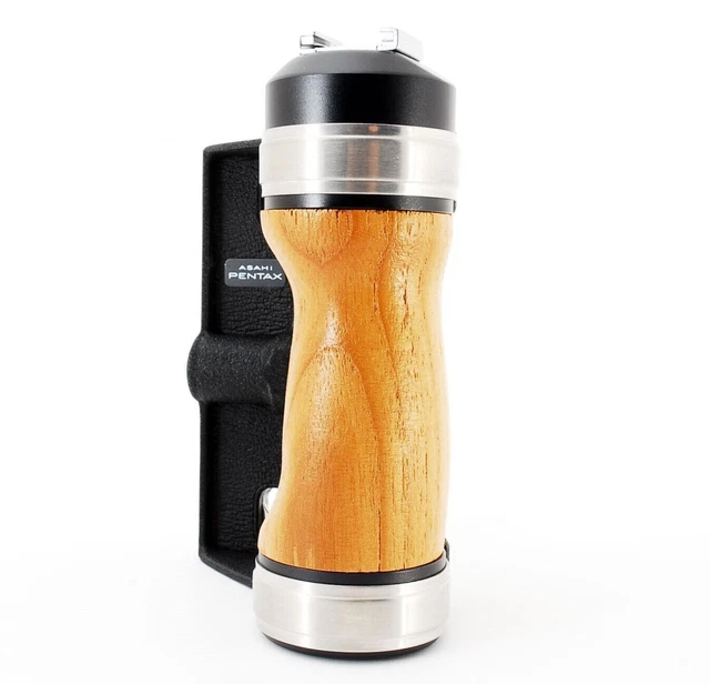 [Top MINT] Empuñadura de madera ASAHI Pentax para cámara Pentax 6x7 67 67II...