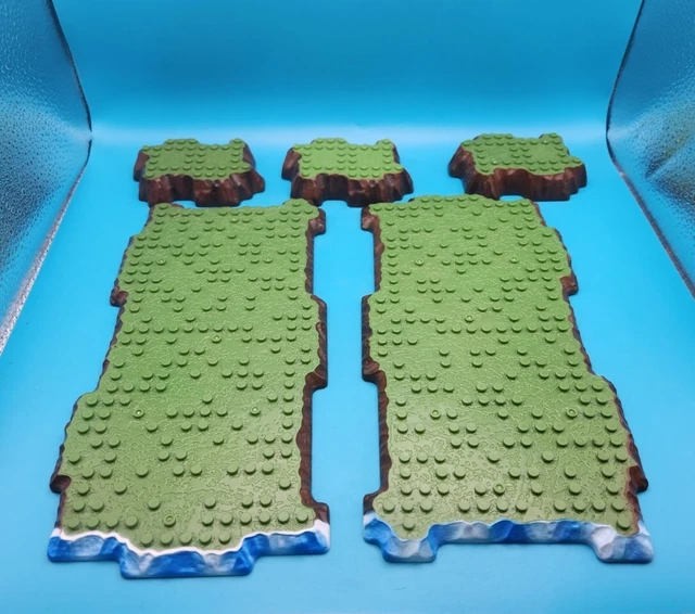Mega Bloks Base Plates platform Dragon halo pyrates grass rock water Terrain lot Mega Bloks Base Plates platform Dragon halo pyrates grass rock water Terrain lot