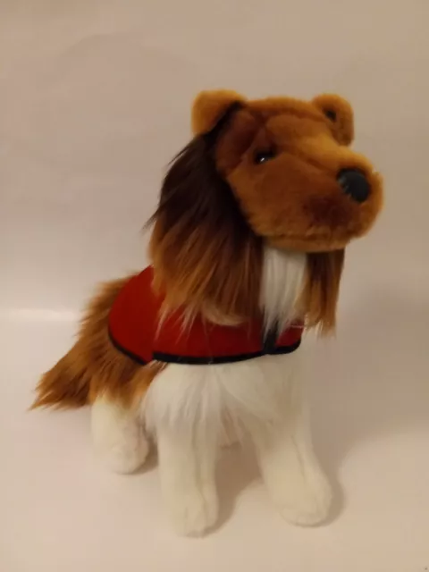 Stuffed Animal Sheltie Collie Dog Douglas And Co Cuddle Toys W Therapy Vest