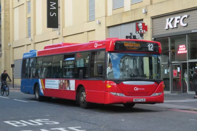 Go North East 5268 NK07GJO 6x4 Quality Bus Photo