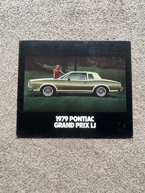 1979 Pontiac Grand prix L J dealer showroom poster.