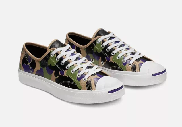 Jack purcell online leather trainers