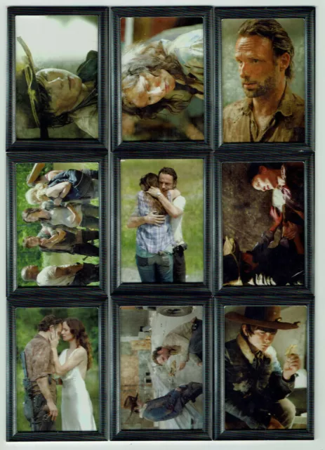 The Walking Dead Season 3 Part 1 9 Card Chase Set Grimes Family Shadowbox GF01-9