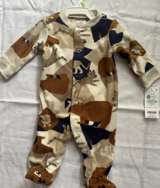 Carters Sleeper 3 Months Boy NWT Fleece