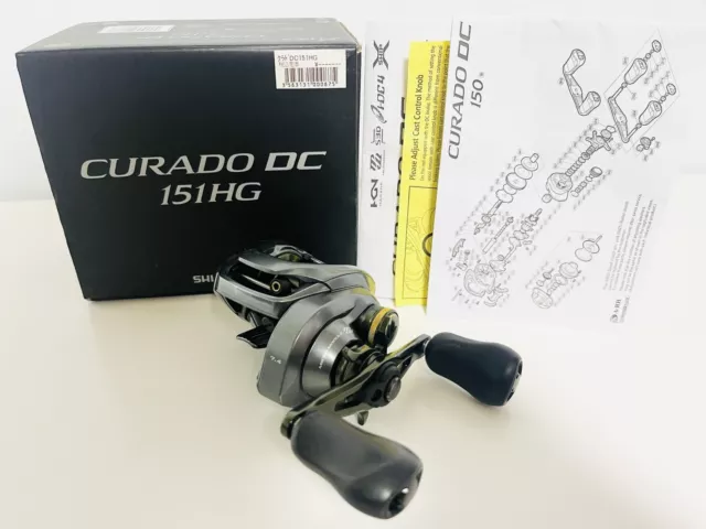 Shimano Curado 150 DC Baitcasting Reels - Digitally Controlled No Backlash  Reel