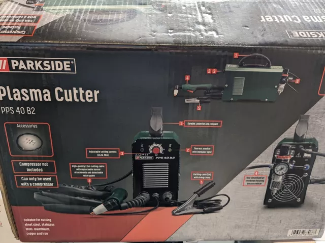 Parkside Plasma Cutter PPS30B2 (Boxed New & Unused) REQUIRES COMPRESSOR