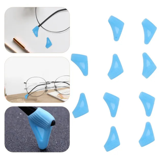 10 piezas Soporte para gafas de silicona Estribo para gafas Conectar vasos de licor