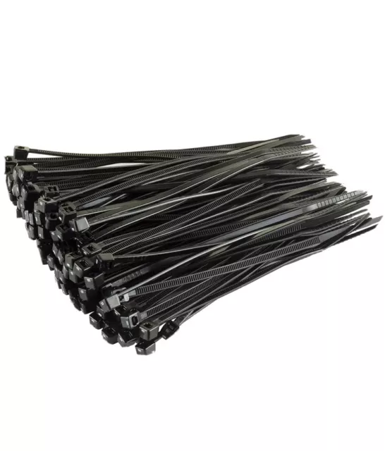 cable ties/Zip Ties BLACK - VARIOUS SIZES And Quantity