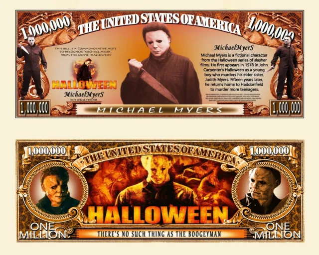 Michael Myers - Halloween Million Dollar Nouveauté Monnaie