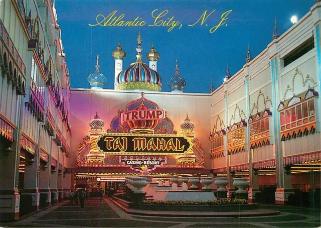 Postcard Trump Taj Mahal Casino, Atlantic City, New Jersey
