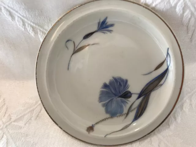 Rosenthal Winifred Blue Cornflower Mini Pin Plates - Germany