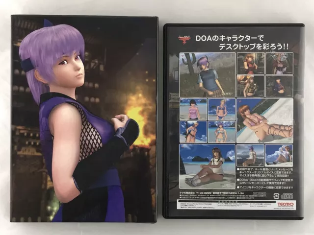 Dead or Alive 4 Sleeve Case & DIGITAL VENUS 2004 CD-ROM set Tecmo Kasumi Ayane 2