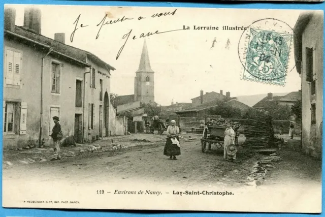 CPA: Environs de Nancy - Lay-Saint-Christophe / 1904