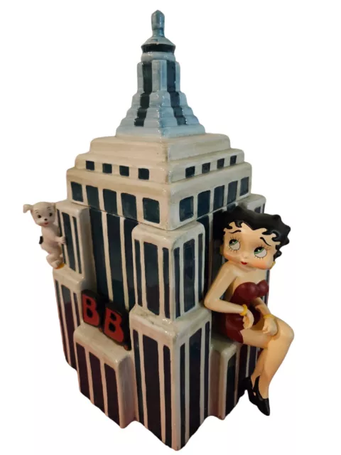 RARE 1998 Vandor Betty Boop EDITION Skyscraper Building Cookie Jar Original Box 2