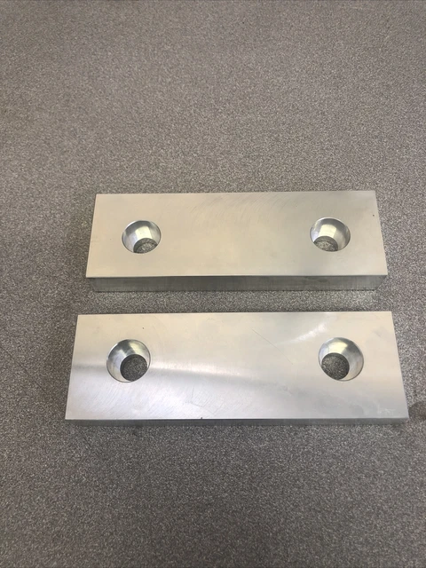 🔥🔥🔥CNC Machines 6 x 2 x .75 6061 Aluminum Vise Soft Jaws For Kurt 6" Vises