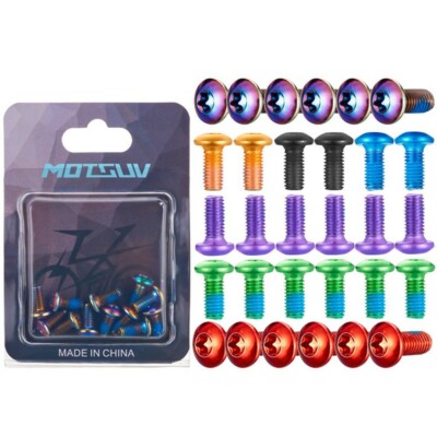 Avid 12pc MTB Bicicletta Disco Rotore Freno Torx T25-Screw M5x10mm Bulloni Avid Nuova 