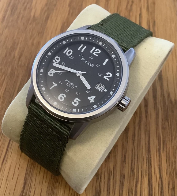 Pulsar kinetic mens watch hotsell