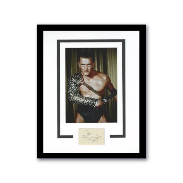 Kirk Douglas "Spartacus" AUTOGRAPH Signed Photo Framed 11x14 Display ACOA LOA