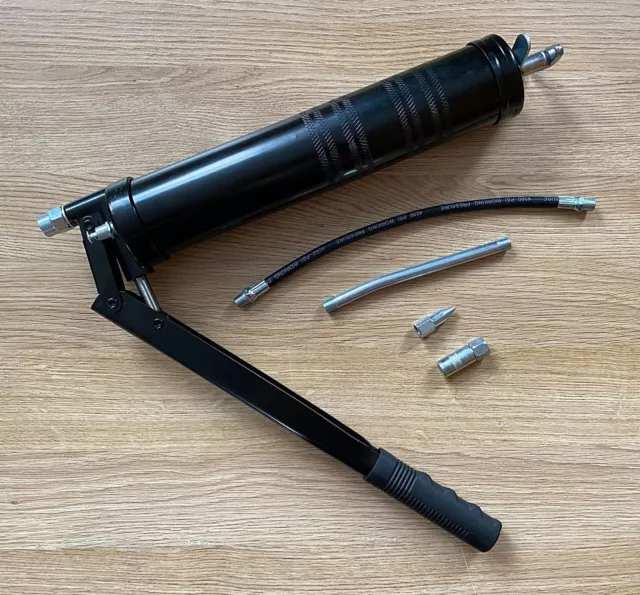 LEVER ACTION GREASE Gun 500CC Manual Heavy Duty Greasing Gun Flexi