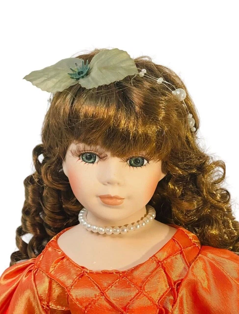 Heritage Signature Collection Porcelain Doll #34855 Heide Harvest Doll 2