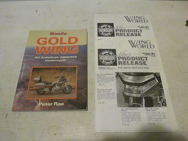 Honda Gold Wing (An American Japanese Motorcycle) Book by Peter Rae Osprey 1984