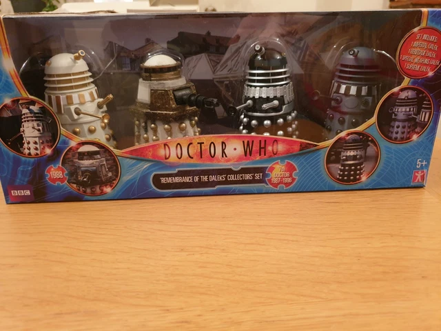 Plastic Rubber Dalek Display Set DOCTOR WHO SUPREME Dalek Classic ...