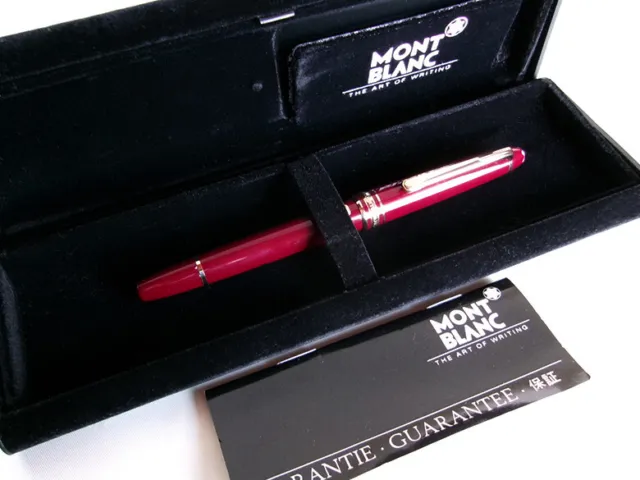 Montblanc Meisterstuck Classique 144 Fountain Pen Burgundy 14K EF Nib W.-Germany