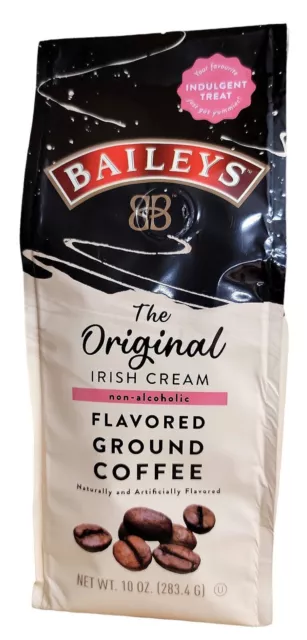 New Baileys Non-Alcoholic Irish Cream Ground Coffee -10 oz Bag