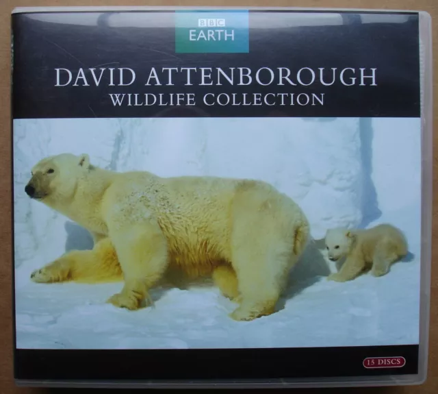 David Attenborough DVD BBC Earth Wildlife Collection - 15 Discs - Free Postage