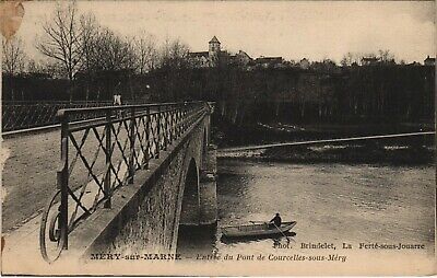 CPA MÉRY-sur-MARNE - Entrée du Pont de Courcelles-sous-Mery (436729)