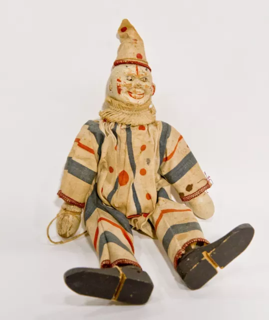 Antique Schoenhut Wooden Toy Circus Clown