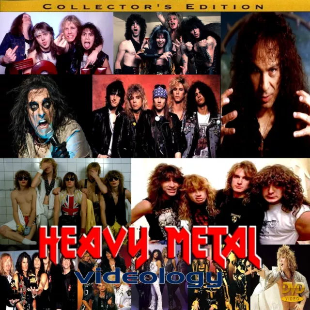 Metal Videology " The 1,500 Heavy Metal Video Collection " 80s/90s/00s Part 1