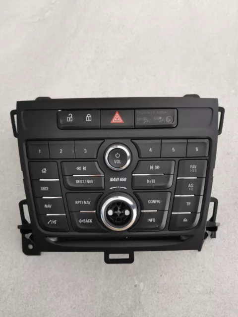 Opel Zafira C Navi 650 Abdeckung Panel Schalter Radio 13406661 Mittelkon