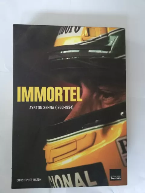 Ayrton Senna 1960-1994 Immortel Coffret Avec Fourreau Comme Neuf