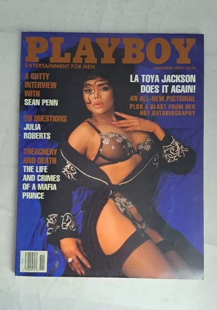 Playboy November 1991 : LaToya Jackson, Cover : Tonja Christensen, Centerfold