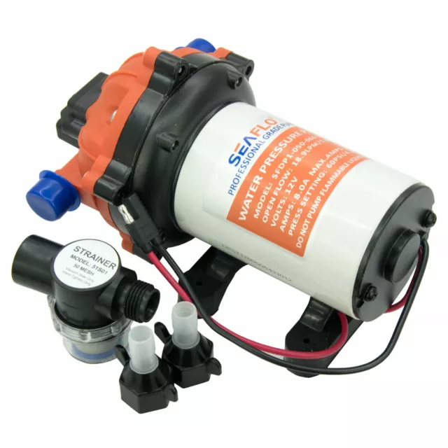 Seaflo 12V 60PSI Wasser Pumpe Automatische Membranpumpe für Marine RV Boot Yacht