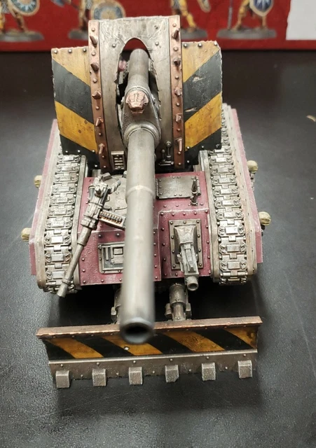 (1) Basilisk Tank Warhammer 40k Imperial Guard painted table ready - (1) Basilisk Tank Warhammer 40k Imperial Guard painted table ready -