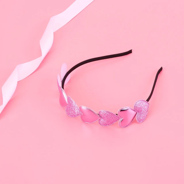 4 Pcs Heart Headband Girl Hair Accessories Child Korean Version