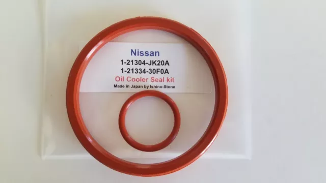 Nissan Pathfinder 3.5 2001-2004 & QX4 2001-2003 (Ishino) Oil Cooler Seal Set 2