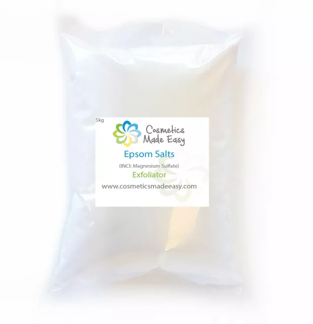 Epsom Salts (Magnesium Sulphate) - 450g to 25kg - Bath Gardening Food Grade