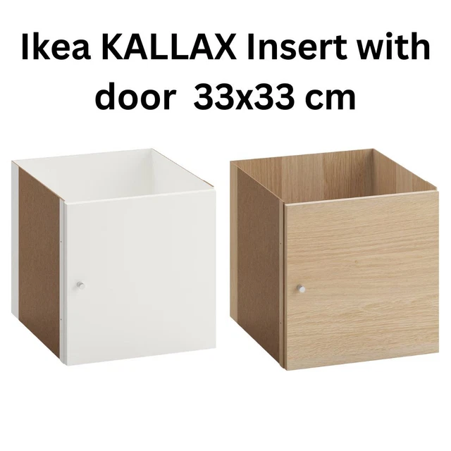 IKEA KALLAX INSERT with Door 33x33cm Storage Organiser Shelving Unit