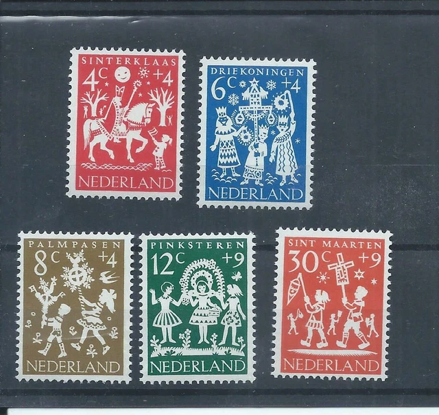 Netherlands stamps.  1961 Child Welfare MNH SG 914 - 918  (AA507)