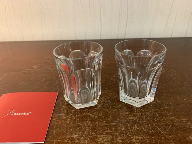 LOT DEUX VERRES à whisky modèle Château en cristal de Baccarat (prix des deux) EUR 150,00 - FR